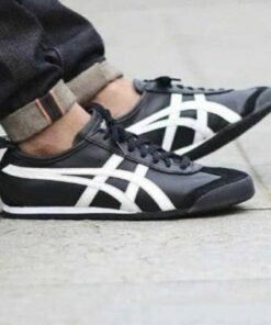 Branded Tiger Sneakers Mexico 66 Black White For Men's