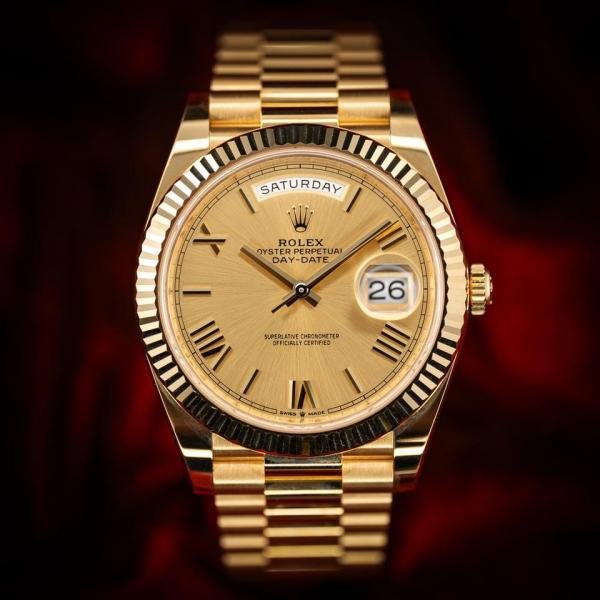 Rolex oyster Perpetual Day Date 40 Battery Gold-Gold